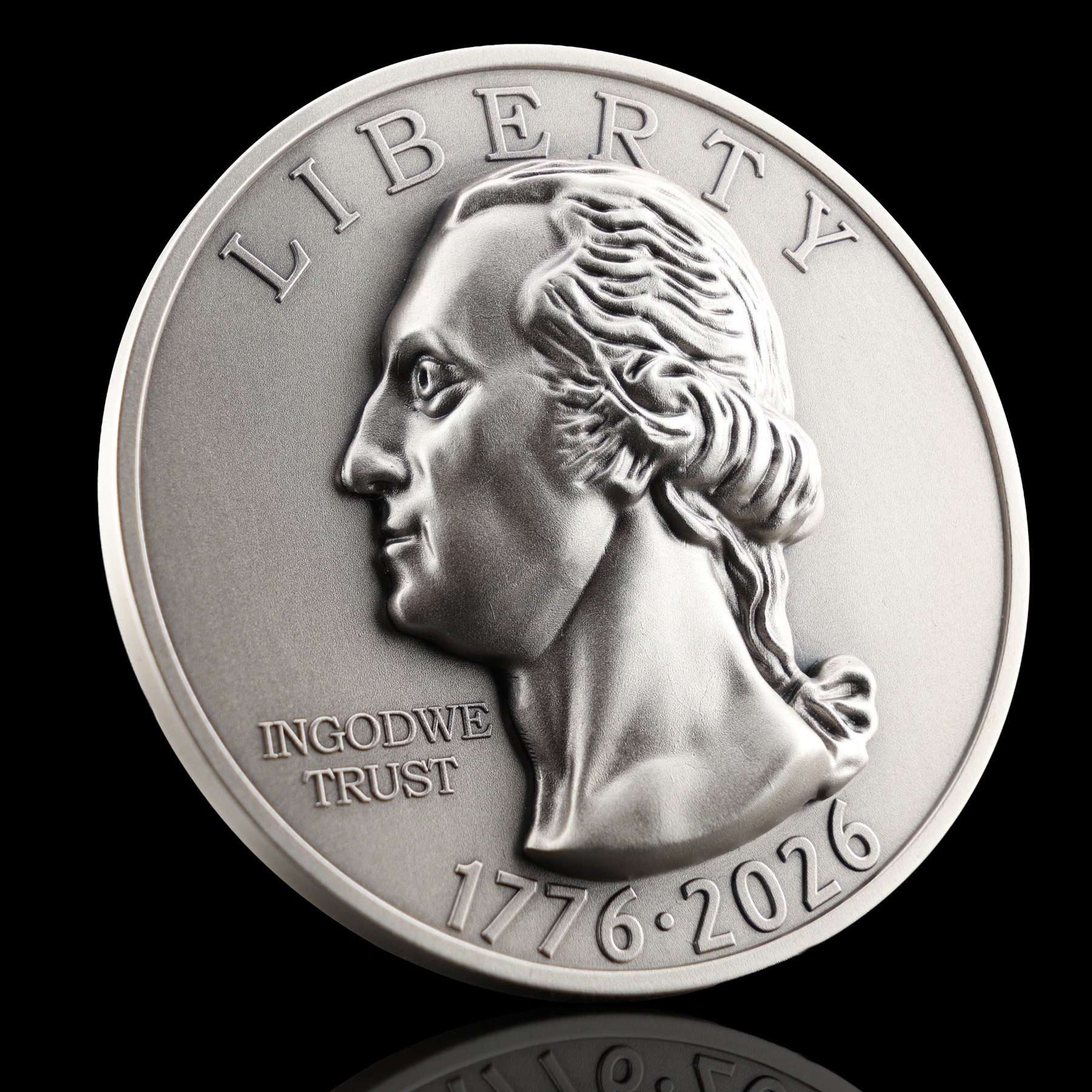 Coming To Life Bicentennial Quarter Washington obverse with 1776-2026 date