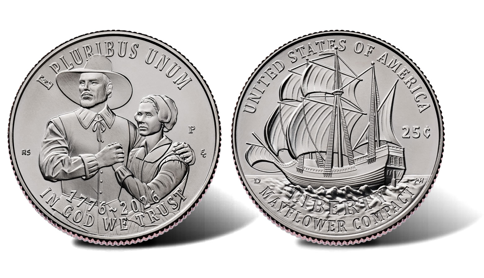 2026 Semiquincentennial Mayflower Compact Quarter