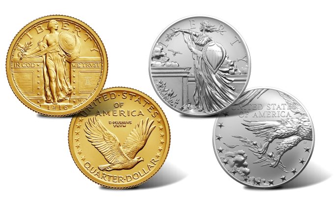 2026 Best of the Mint Standing Liberty Quarter Gold Coin and Silver Medal Set