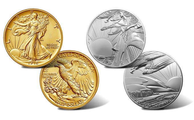 2026 Best of the Mint Walking Liberty Half Dollar Gold Coin and Silver Medal Set
